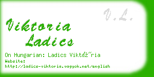 viktoria ladics business card
